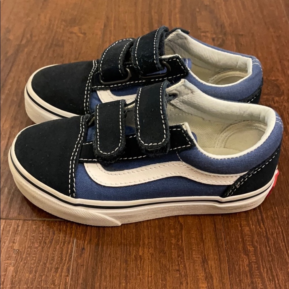 Vans Toddler Blue Suede — Like New